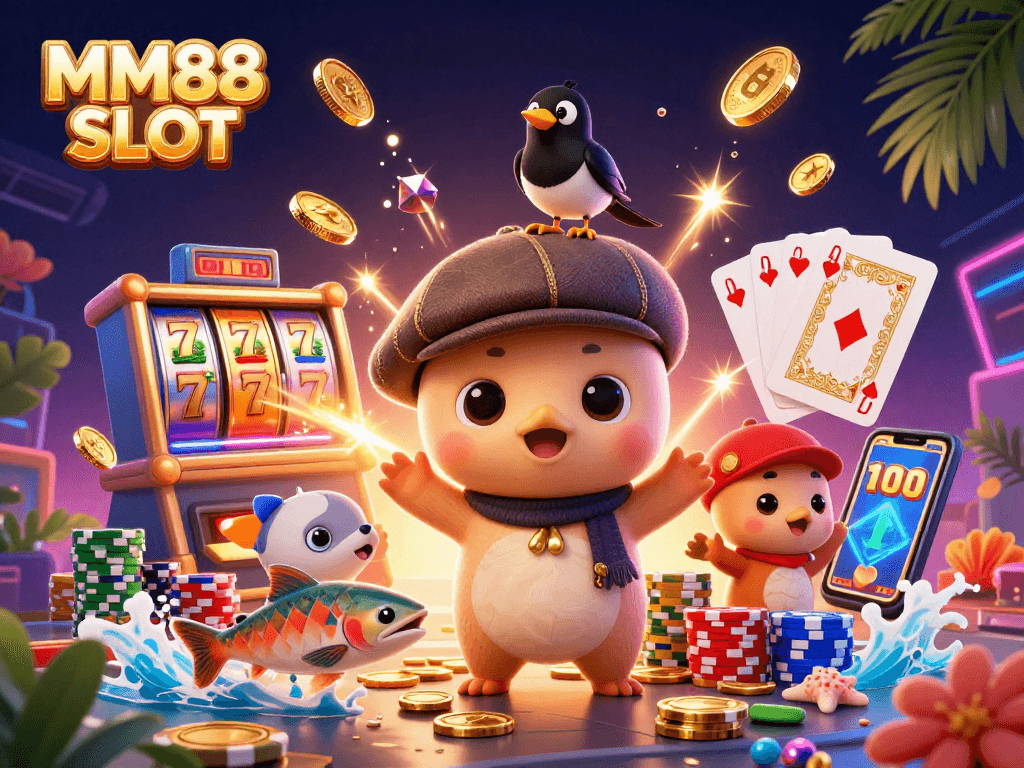 Experience the thrill of MM88 SLOT with vibrant 3D characters, dynamic games, and exciting jackpots!