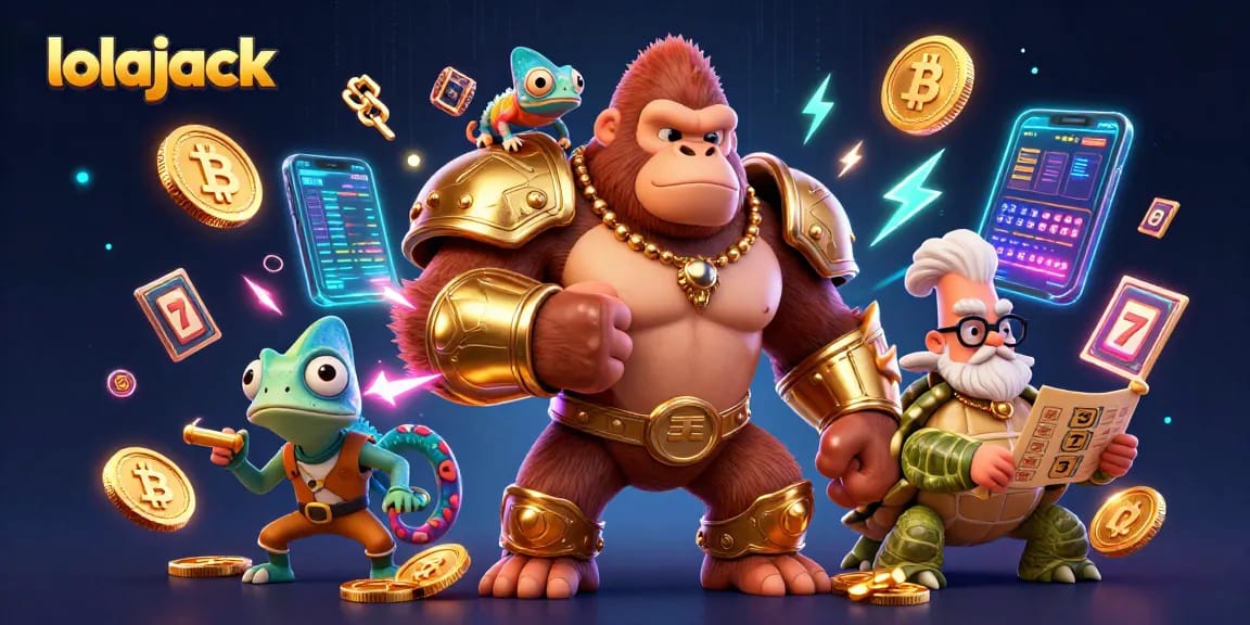 Engage with the vibrant lolajack gaming scene featuring rich characters and dynamic slot elements in a colorful casino setting.