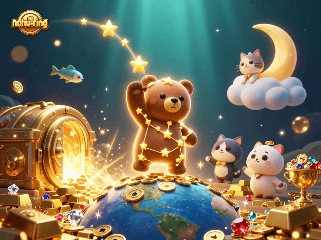 Engage with nohu-ring, a unique jackpot experience featuring vibrant characters and abundant treasures.
