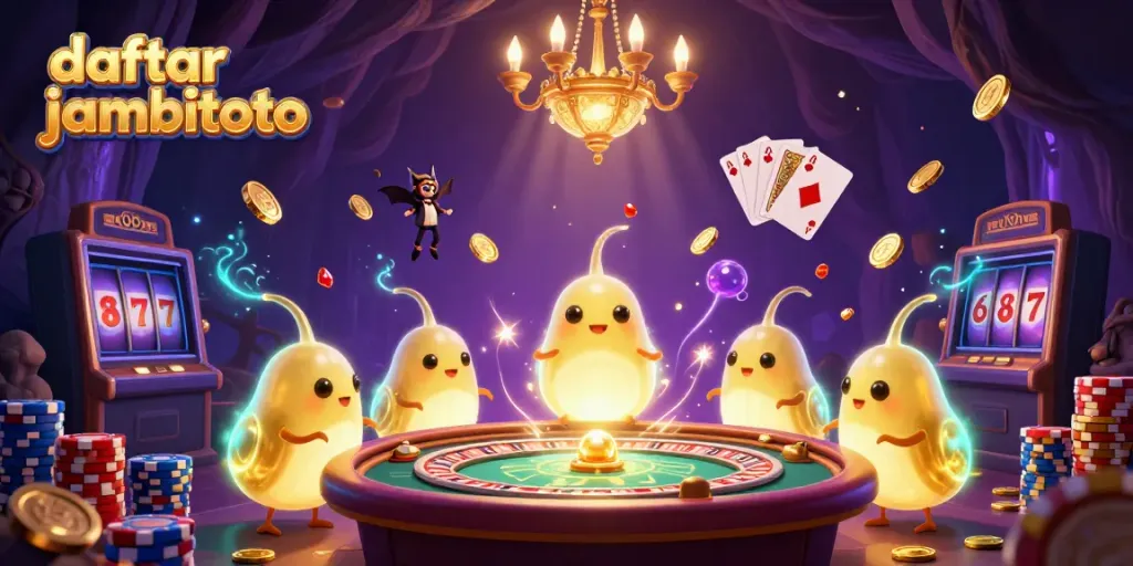 Experience the thrill of daftar jambitoto with vibrant glowworms and captivating casino games.