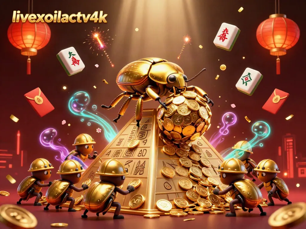 Experience thrilling luck and fortune with livexoilactv4k in this vibrant casino-themed scene.