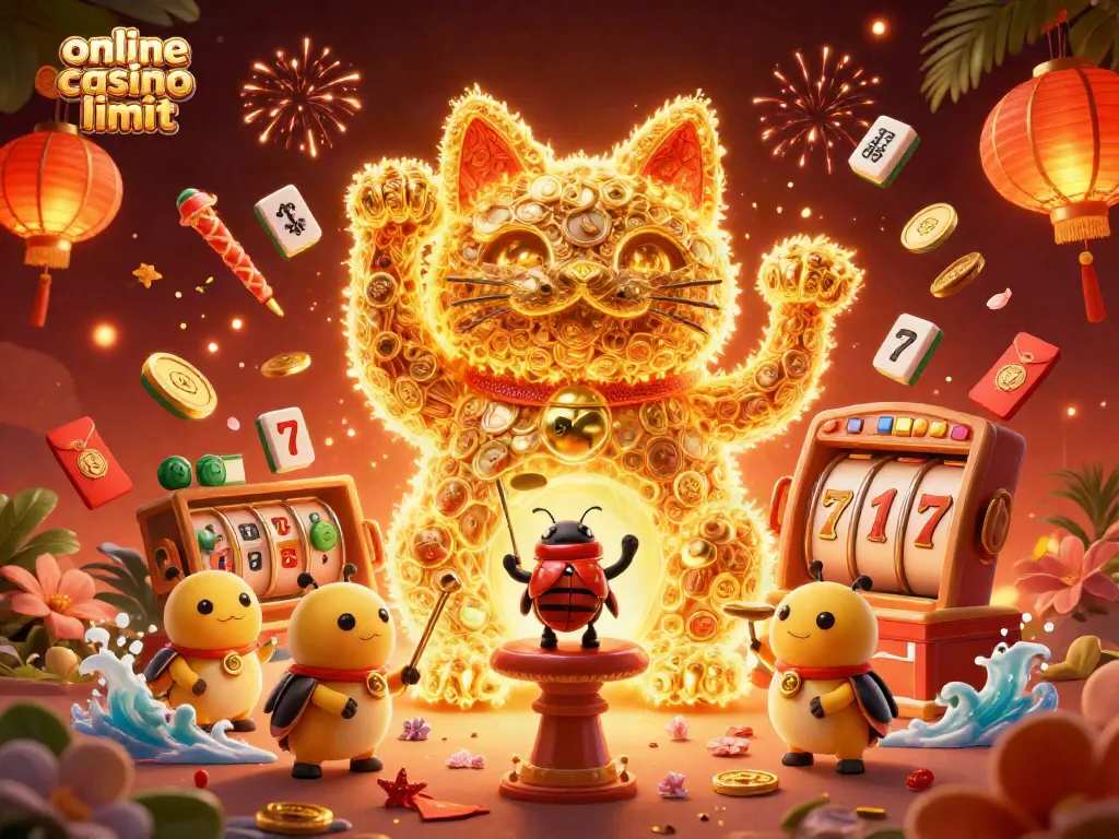 Experience thrilling gameplay with an online casino ohne limit featuring vibrant illustrations of luck and excitement.