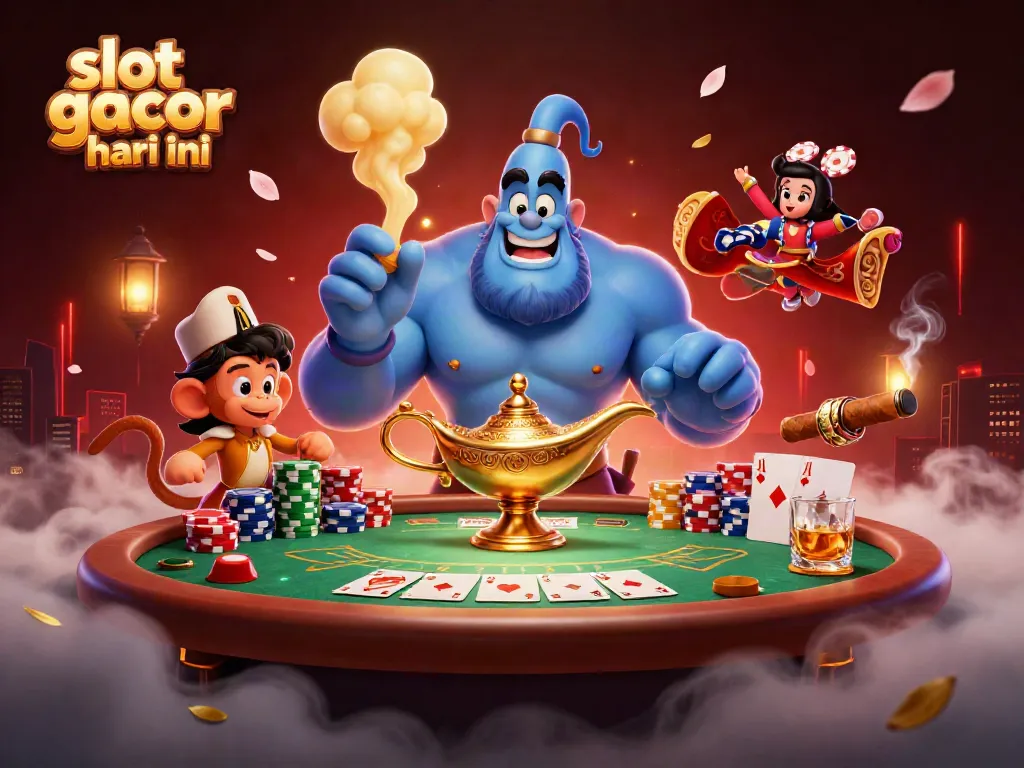 Permainan slot gacor hari ini yang penuh dengan karakter magis dan elemen kasino menarik bagi para pemain.