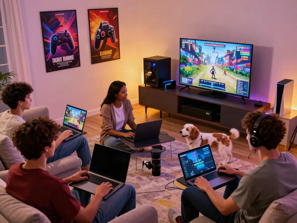 Engaging scene of players enjoying batman138 online games in a cozy setting.