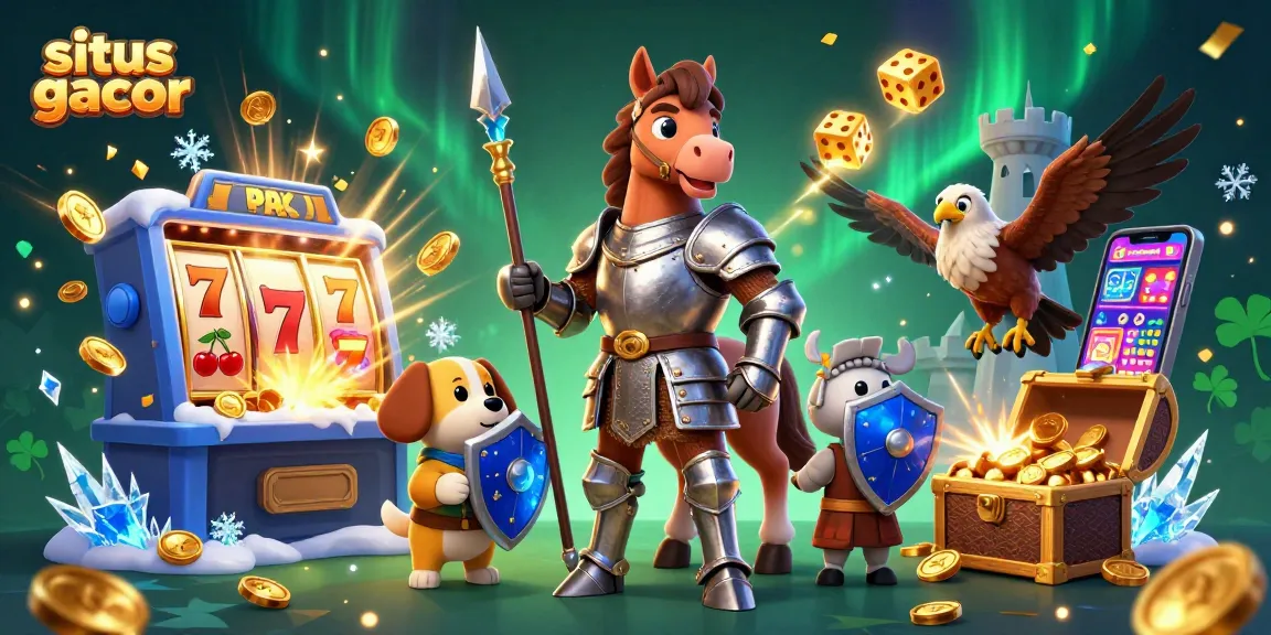 Permainan situs gacor dengan slot jackpot yang melimpah dan karakter lucu di kasino.