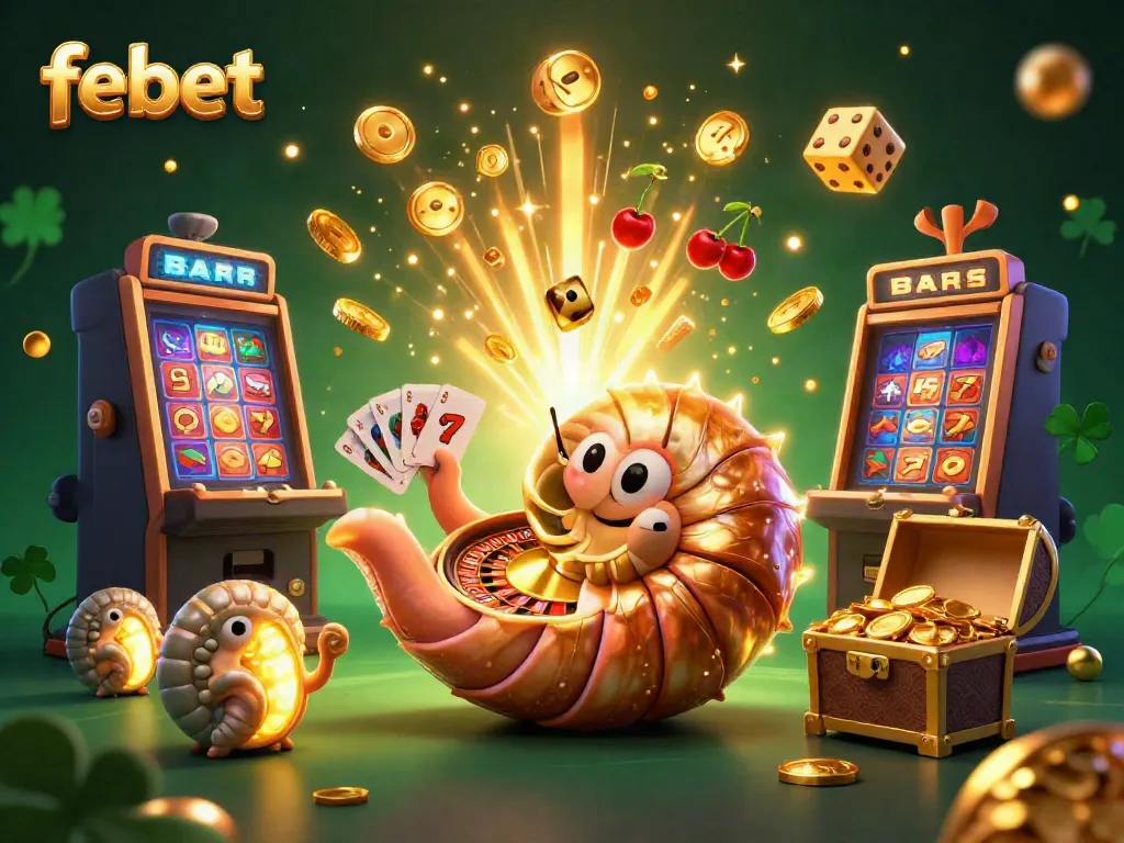 Experience thrilling gameplay with febet, featuring a captivating nautilus roulette wheel and jackpot slot machine.