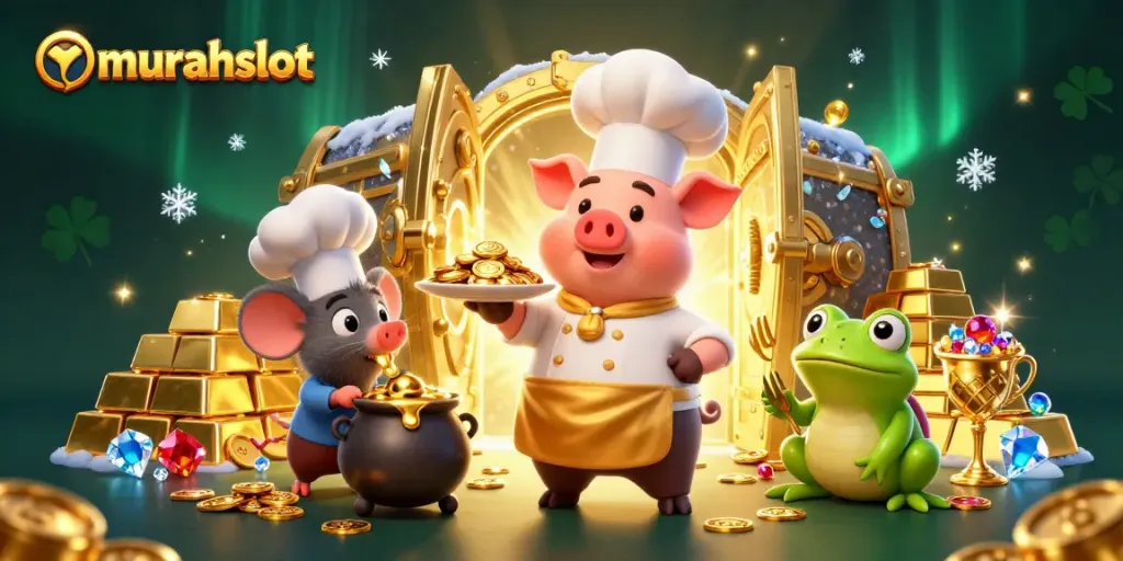 Menangkan permainan slot dengan murahslot dan lihat chef kartun menyajikan koin emas bagaikan hidangan gourmet.
