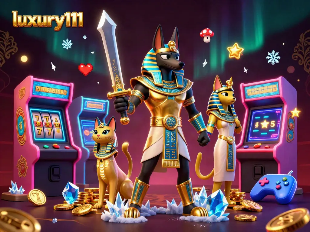 Experience luxury111 with vibrant 3D casino elements and animated characters in an engaging gaming scene.